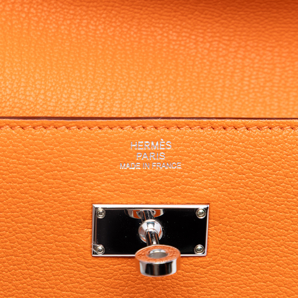 Pre-Loved Hermes Chevre Mysore Kelly Longue Wallet - Picture 5 of 8